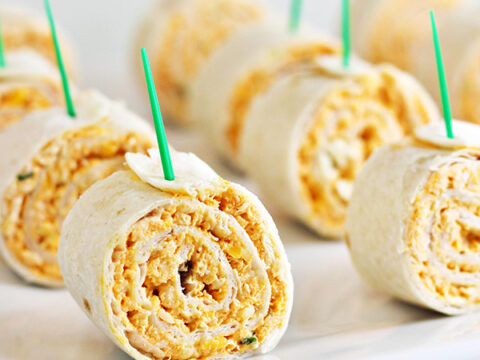Image for Buffalo Chicken Tortilla Pinwheels Recipe