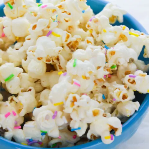 Cake Batter Popcorn Recipe