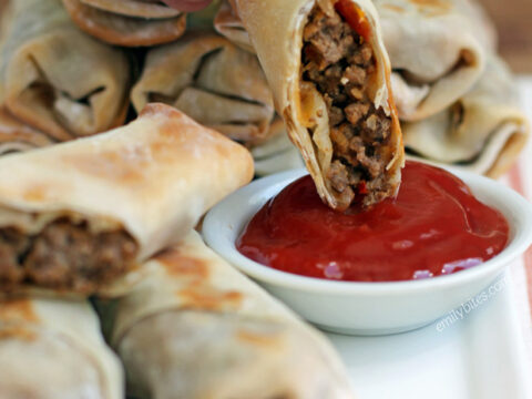 Image for Cheeseburger Egg Rolls