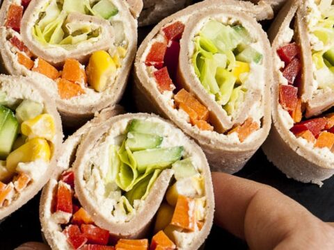 Image for Cream Cheese Pinwheels with Fresh Veggies