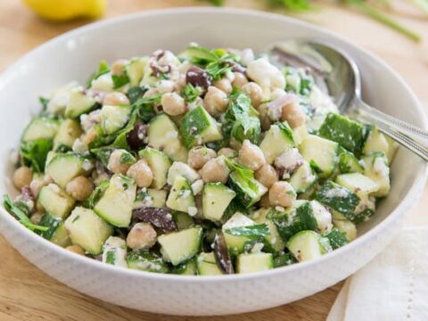 Image for Zucchini Salad - Fresh and Healthy Greek Zucchini Salad