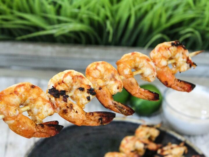 Image for Grilled Buffalo Shrimp Skewers