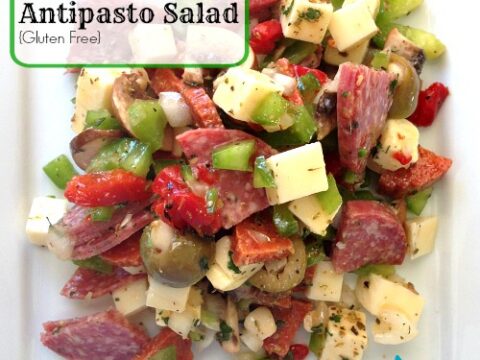 Image for Low Carb Antipasto Salad {Gluten Free}