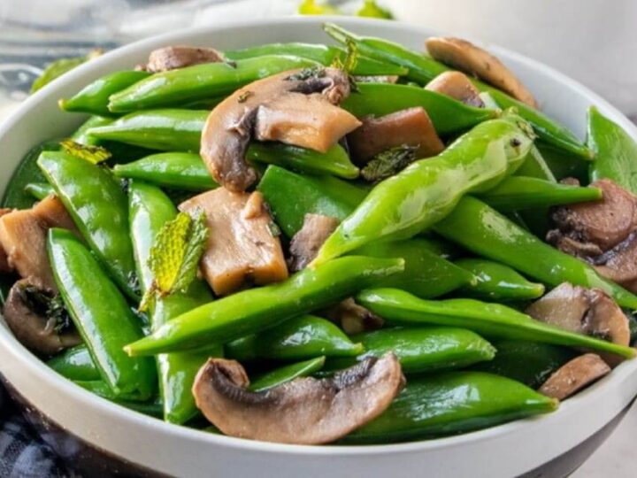 Image for Sugar Snap Peas & Sauteed Mushrooms