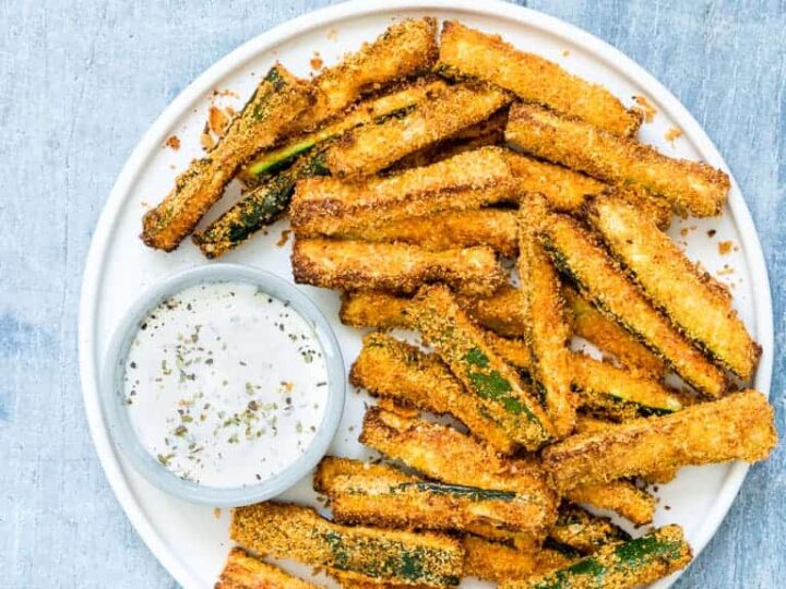 Image for Air Fryer Zucchini Fries + Video