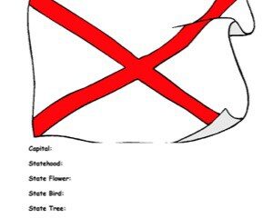 Image for Alabama Worksheet - Homeschool Helper Online