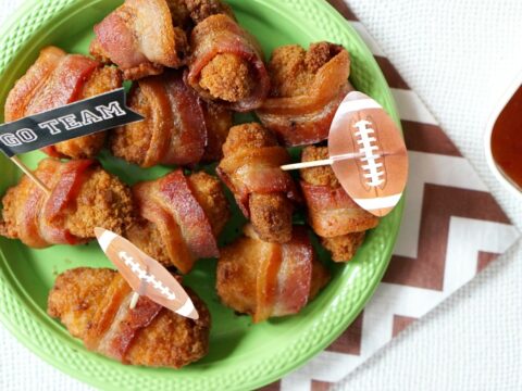 Image for Bacon Wrapped Chicken Nuggets for the WIN