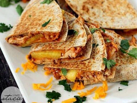 Image for BBQ Chicken & Pineapple Quesadillas