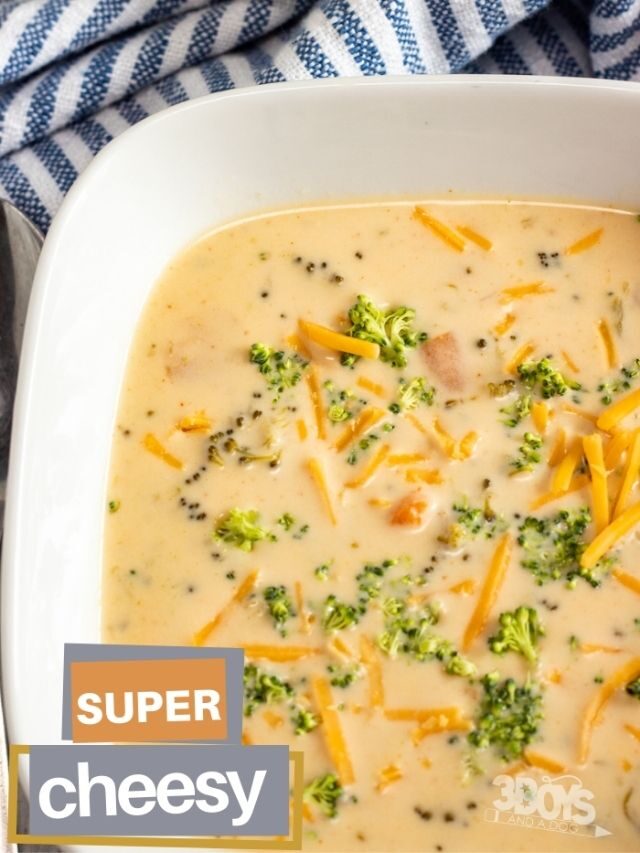 5-Ingredient Broccoli Cheese Soup Story