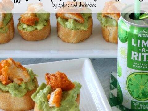 Image for Buffalo Chicken Avocado Toast Bites