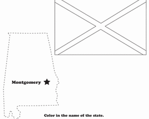 Image for Capital of Alabama | Worksheet | Education.com