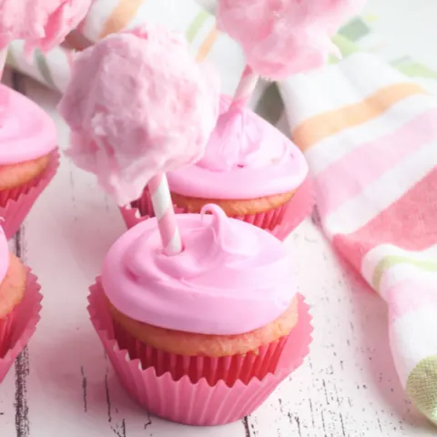 Cotton Candy Cupcakes Recipe