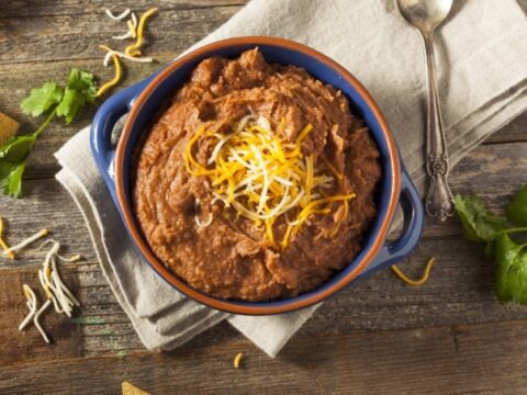 Image for Low Fat Crock Pot Refried Bean Dip Recipe