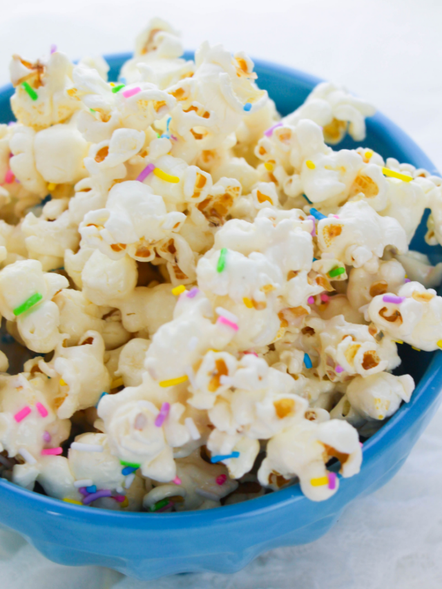 Cake Batter Popcorn Recipe Story