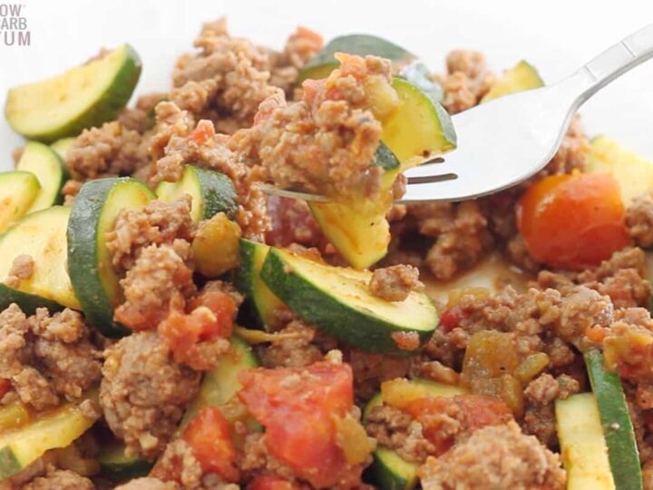 Image for Mexican Zucchini and Ground Beef Skillet