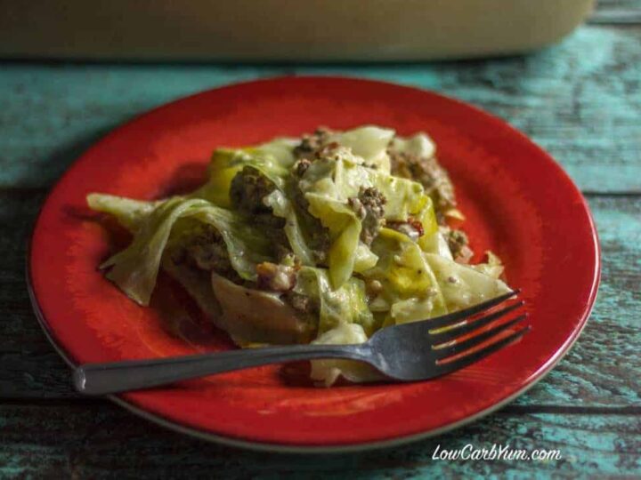 Image for Creamed Cabbage Ground Beef Casserole