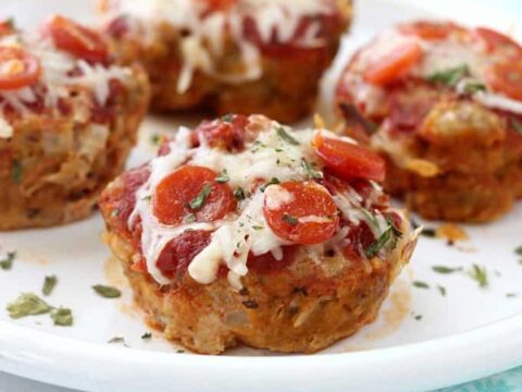 Image for Mini Pizza Meatloaves Recipe