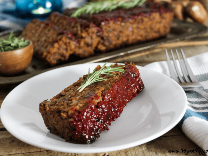 Image for Mushroom-Walnut Meatless Loaf w/ Ketchup Glaze