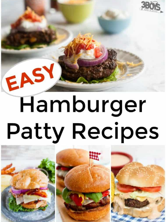 Best Ever Easy Hamburger Patty Recipe Story