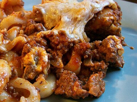 Image for Cheesy Beef Spirals Casserole