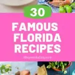 feature pin with four images of famous food in Florida