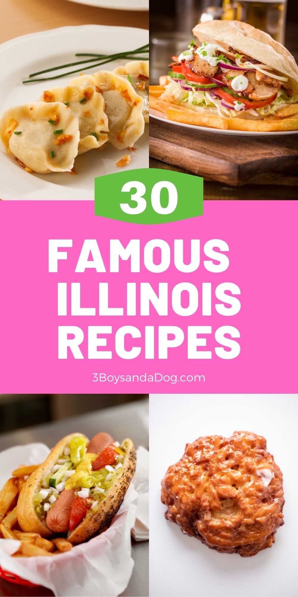 feature pin for famous Illinois recipes