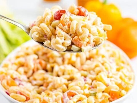 Image for Easy, delicious Macaroni Salad with a sweet, tangy creamy dressing!