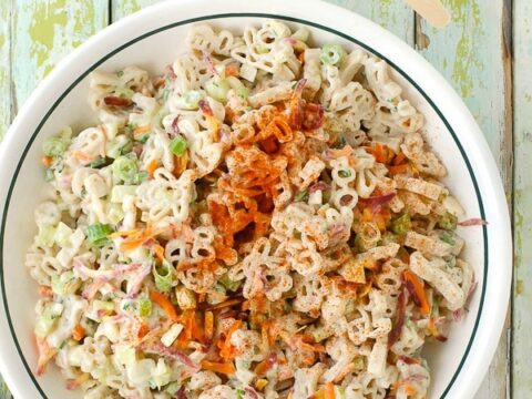 Image for Picnic Macaroni Salad {gluten-free} - An Easy Gluten-Free Pasta Salad