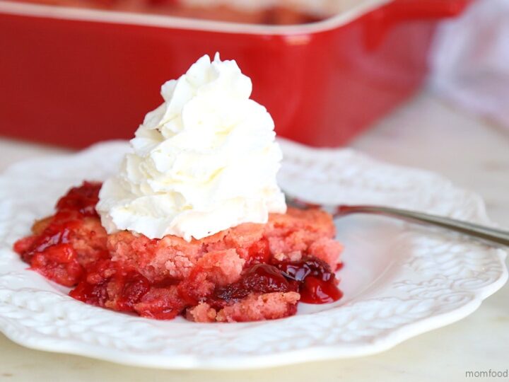 Image for Strawberry Dump Cake - 3 Ingredient Pink Dessert!