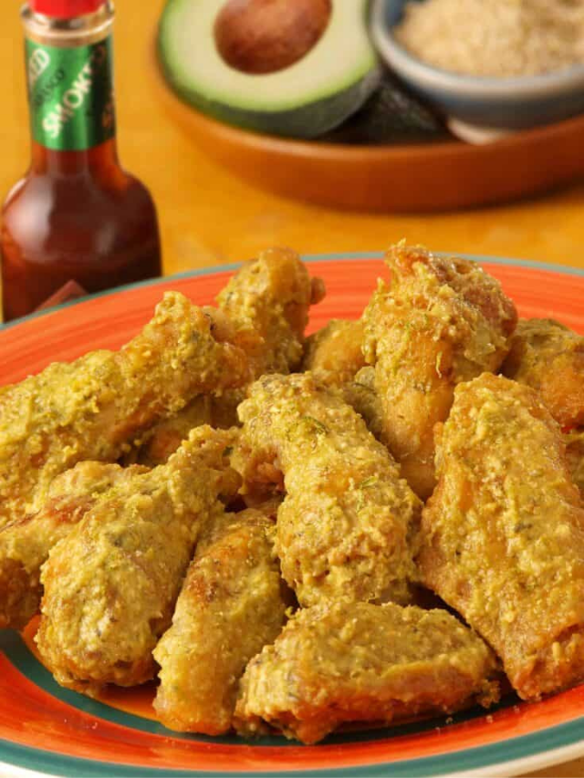 Avocado Chipotle Wings Recipe (Game Day Appetizer) Story