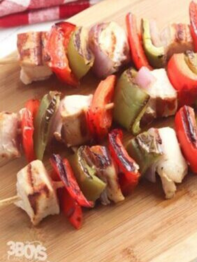 Chicken Kabobs on a George Foreman Grill Story