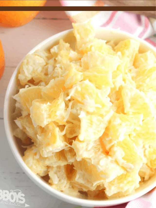 Orange Coconut Salad (Low Calorie) Recipe Story
