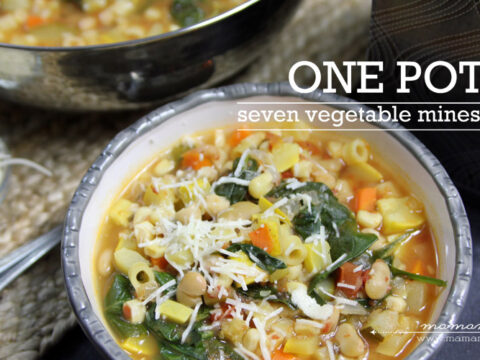 Image for Seven Vegetable Minestrone Soup