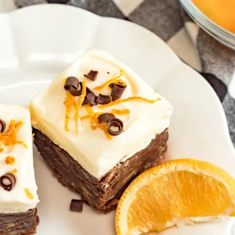 Fudgy Orange Brownies Recipe