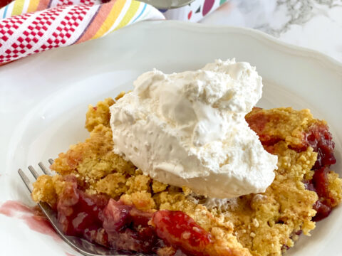 Image for Black Cherry Dump Cake with Rhubarb