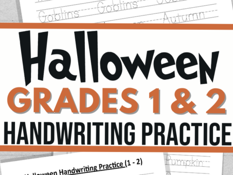 Get ready for a spooky writing adventure with our Halloween-themed handwriting practice sheets designed specifically for grades 1 and 2! Featuring fun words like Halloween, Candy Corn, and Pumpkin, these lined sheets make learning to write a frightfully good time.