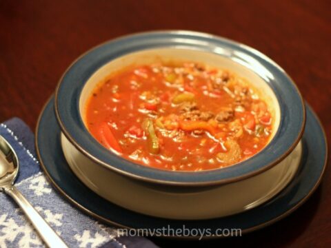 Image for Hearty Homemade Stuffed Pepper Soup