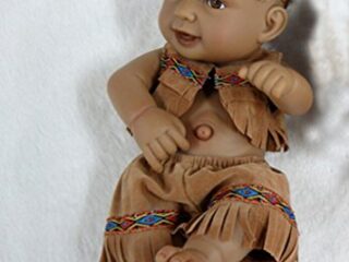 Image for TERABITHIA Mini 11" Alive Newborn Baby Dolls Collectible Native American Indian Boy