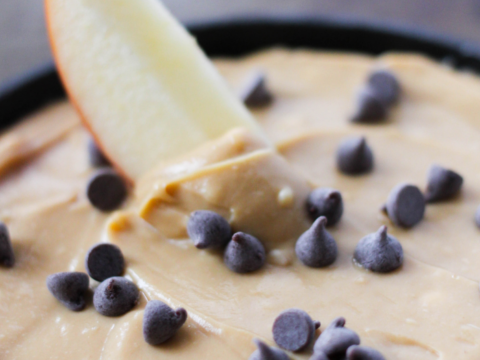 Image for Creamy Chocolate Chip Caramel Fruit Dip Recipe