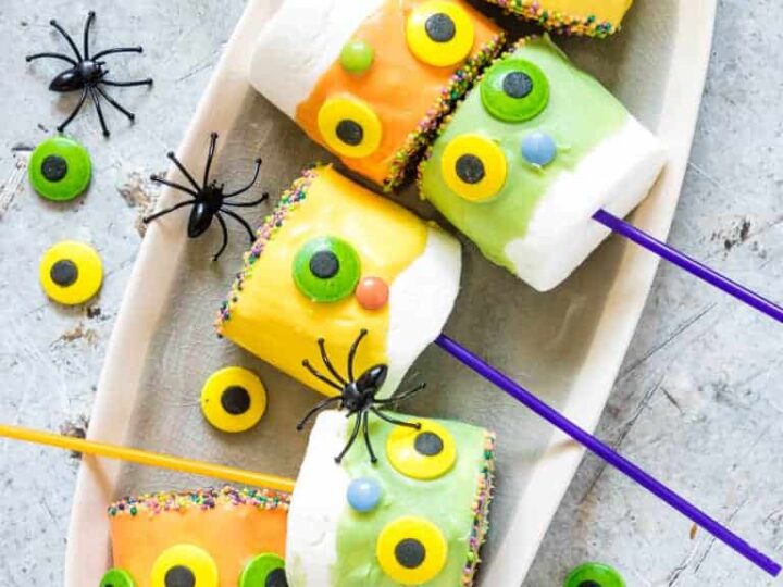 Image for Monster Halloween Marshmallow Pops {Gluten-Free}