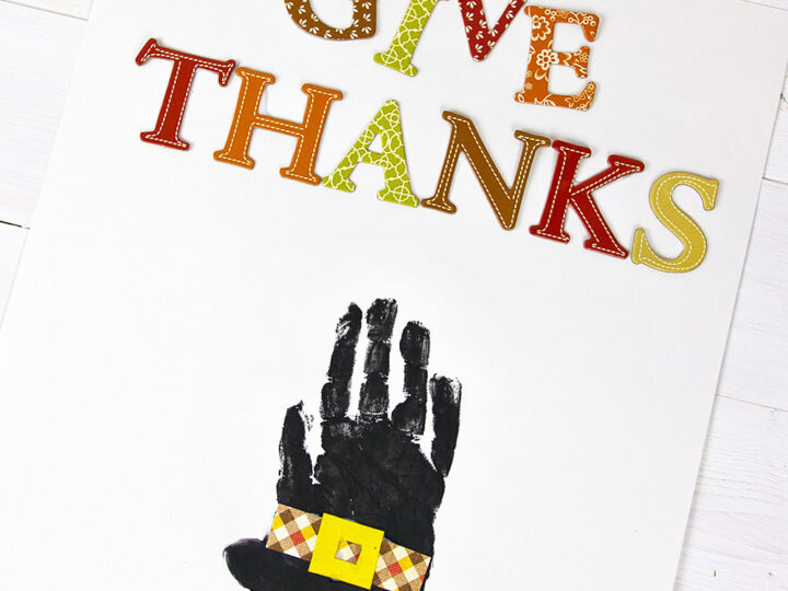 Image for Pilgrim Hat Handprint Art