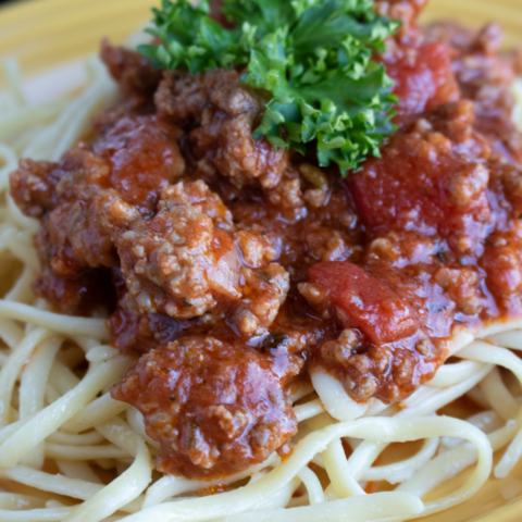 Instant Pot Spaghetti Meat Sauce Recipe
