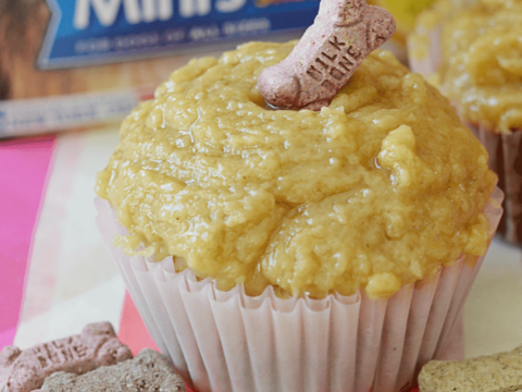 Image for Homemade Dog Treats: Peanut Butter Cupcakes