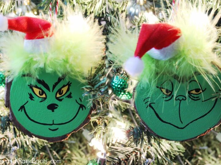 Image for DIY Grinch Ornament Set for a Christmas Tree or Gifts