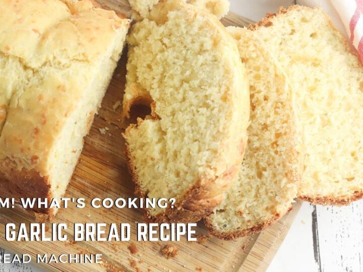 Image for Recipe for Bread Machine Cheesy Garlic Bread