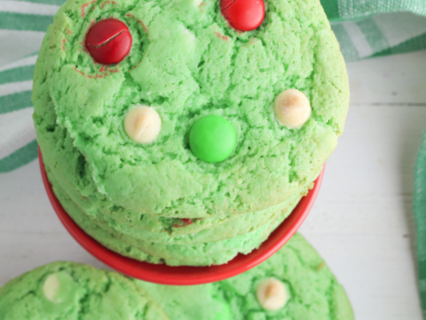 Image for Cake Mix Christmas Monster Cookies Recipe
