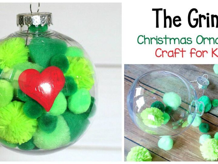 Image for The Grinch Christmas Ornament Craft for Kids