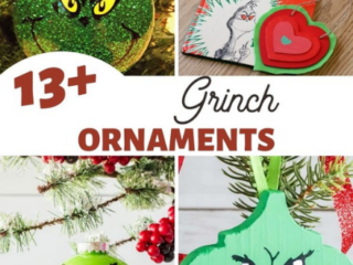 Image for Handmade Grinch Christmas Tree Ornaments