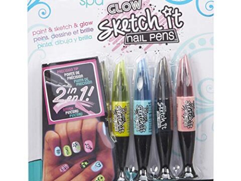 Image for Alex Spa Glow Sketch It Nail Pens Girls Fashion Activity