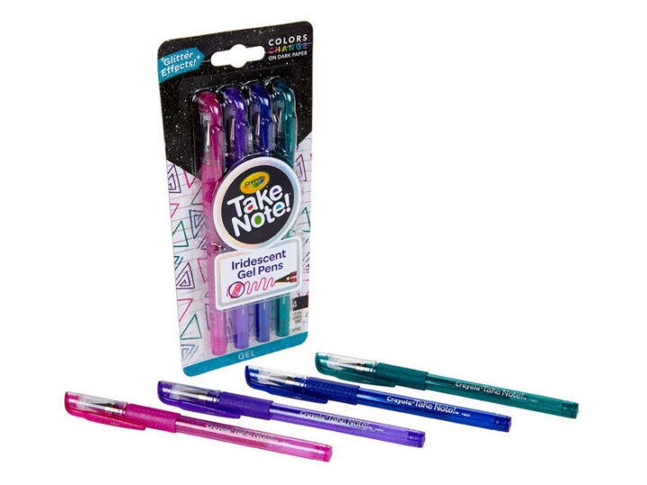 Image for Take Note Iridescent Gel Pens, 4 Count